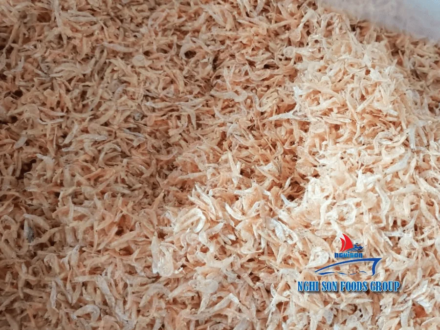 Dried Baby Shrimp - red vs yellow Nghi Son Foods Group
