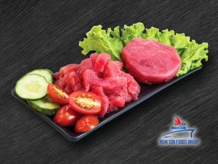 Frozen Yellowfin Tuna Burger CO Treatment Nghi Son Foods Group