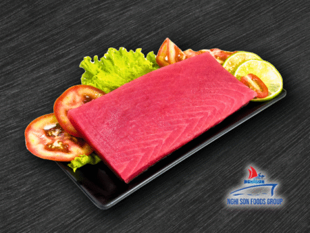 Frozen Yellowfin Tuna Saku CO Nghi Son Foods Group