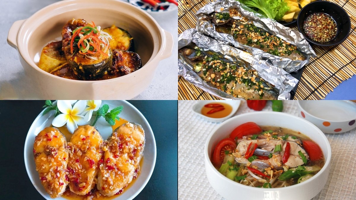 Dishes made from basa fish